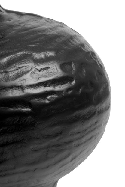 Bali Large Abstract Black Finish Vase