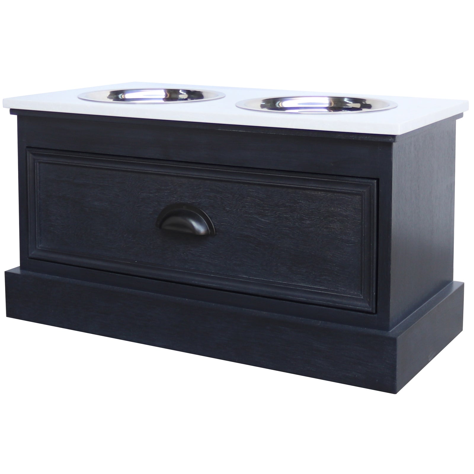 Contour Collection Pet Feeder Table - Storage Cabinets from the Quanta Home collection.
