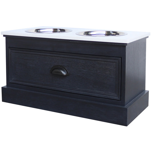 Contour Collection Pet Feeder Table - Storage Cabinets from the Quanta Home collection.