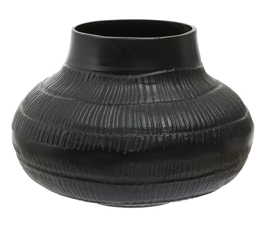 Bali Small Black Finish Vase