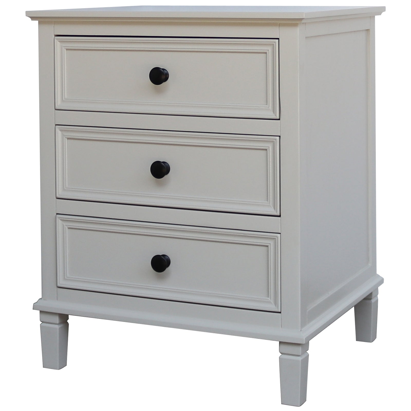 Belmont Collection 3 Drawer Bedside Table - Bedside Tables from the Quanta Home collection.