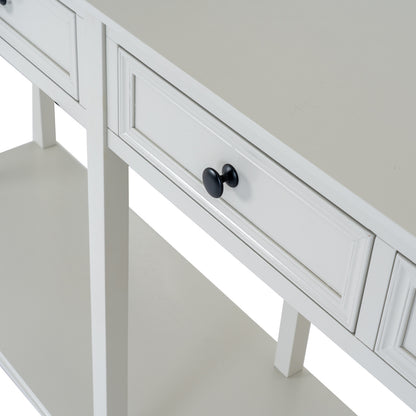 Belmont Collection 4 Drawer Console