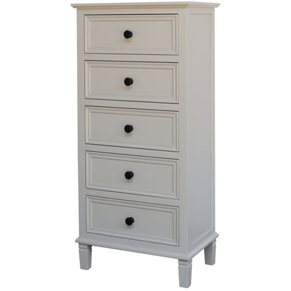Belmont Collection 5 Drawer Tallboy - Chest Of Drawers from the Quanta Home collection.