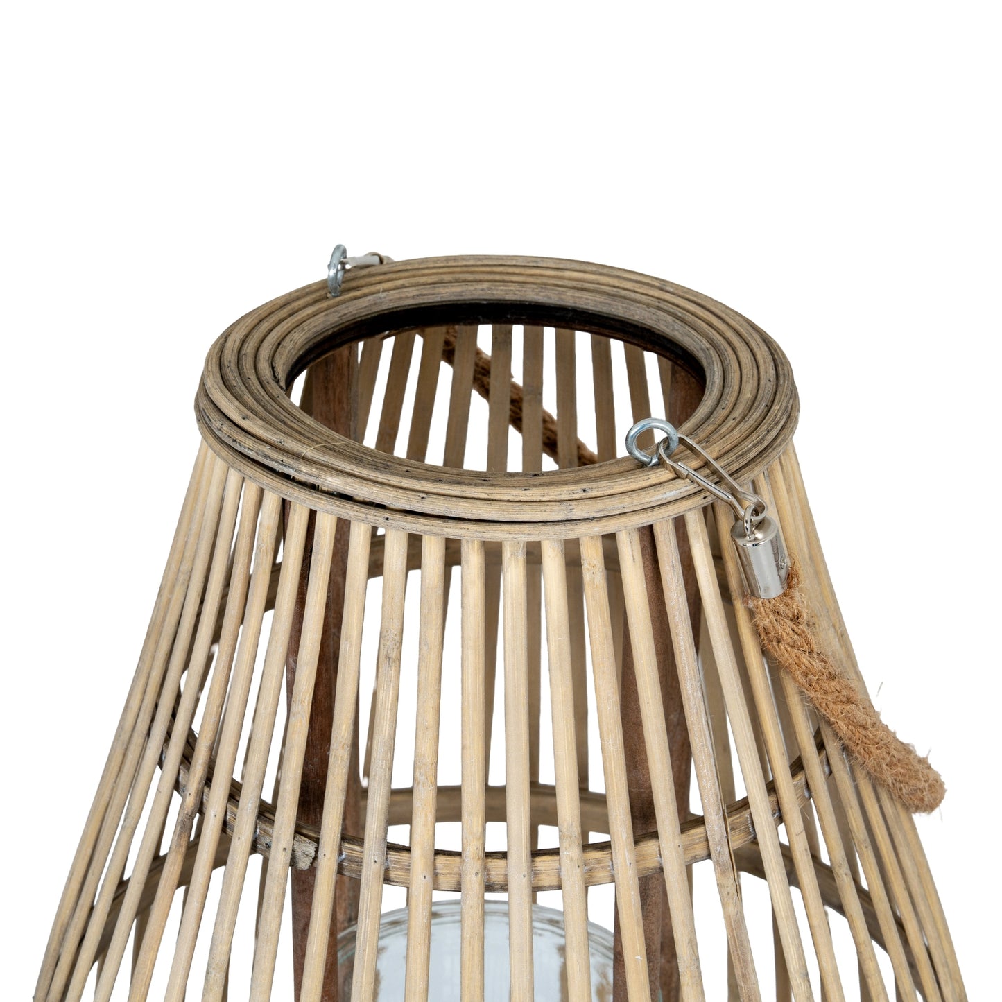 Medium Ellipse Lantern With Glass Holder - Candle Holders from the Quanta Home collection.