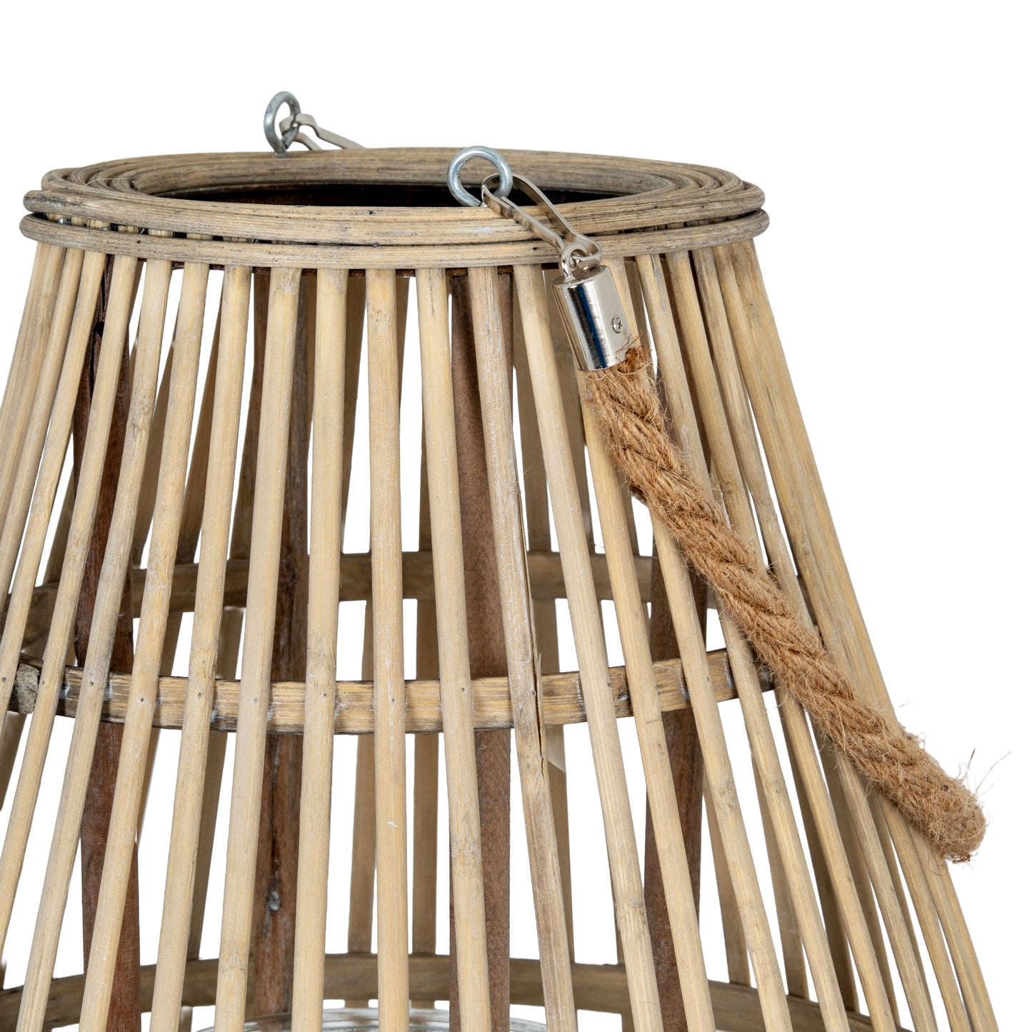 Medium Ellipse Lantern With Glass Holder - Candle Holders from the Quanta Home collection.