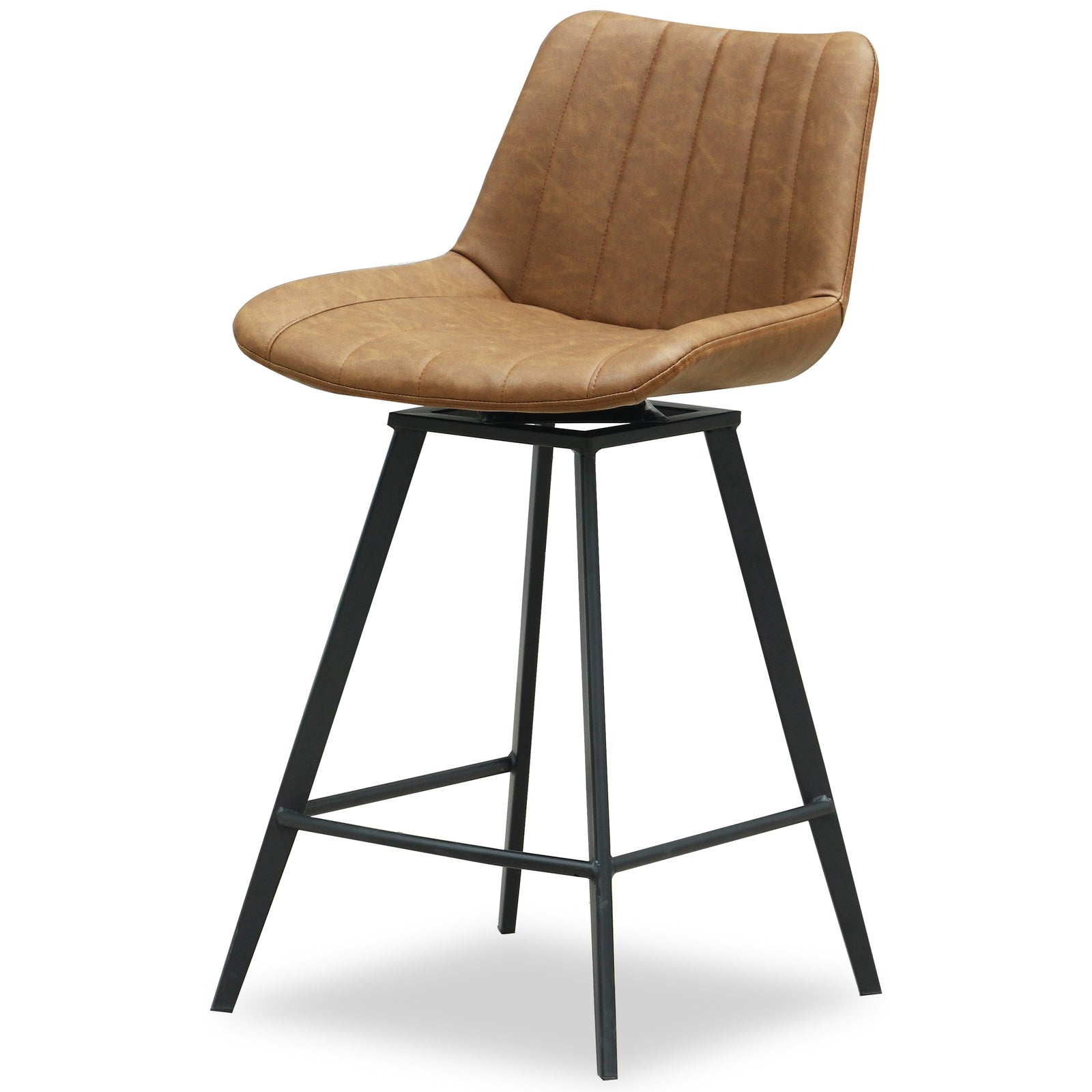 Malmo Tan Swivel Bar Stool - Stools from the Quanta Home collection.