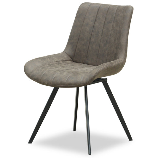 Malmo Coffee Swivel Dining Chair - Dining Chairs from the Quanta Home collection.