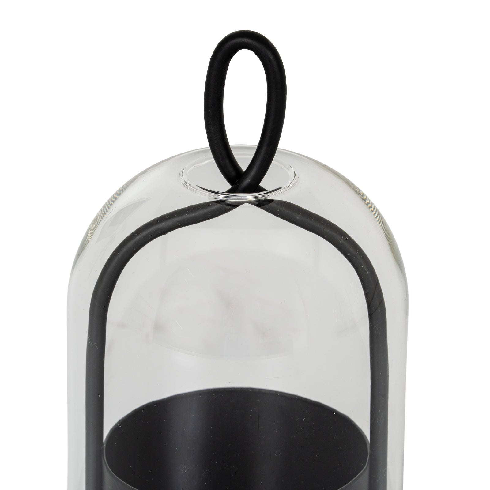Nysa Large Candle Holder With Glass Cloche - Candle Holders from the Quanta Home collection.