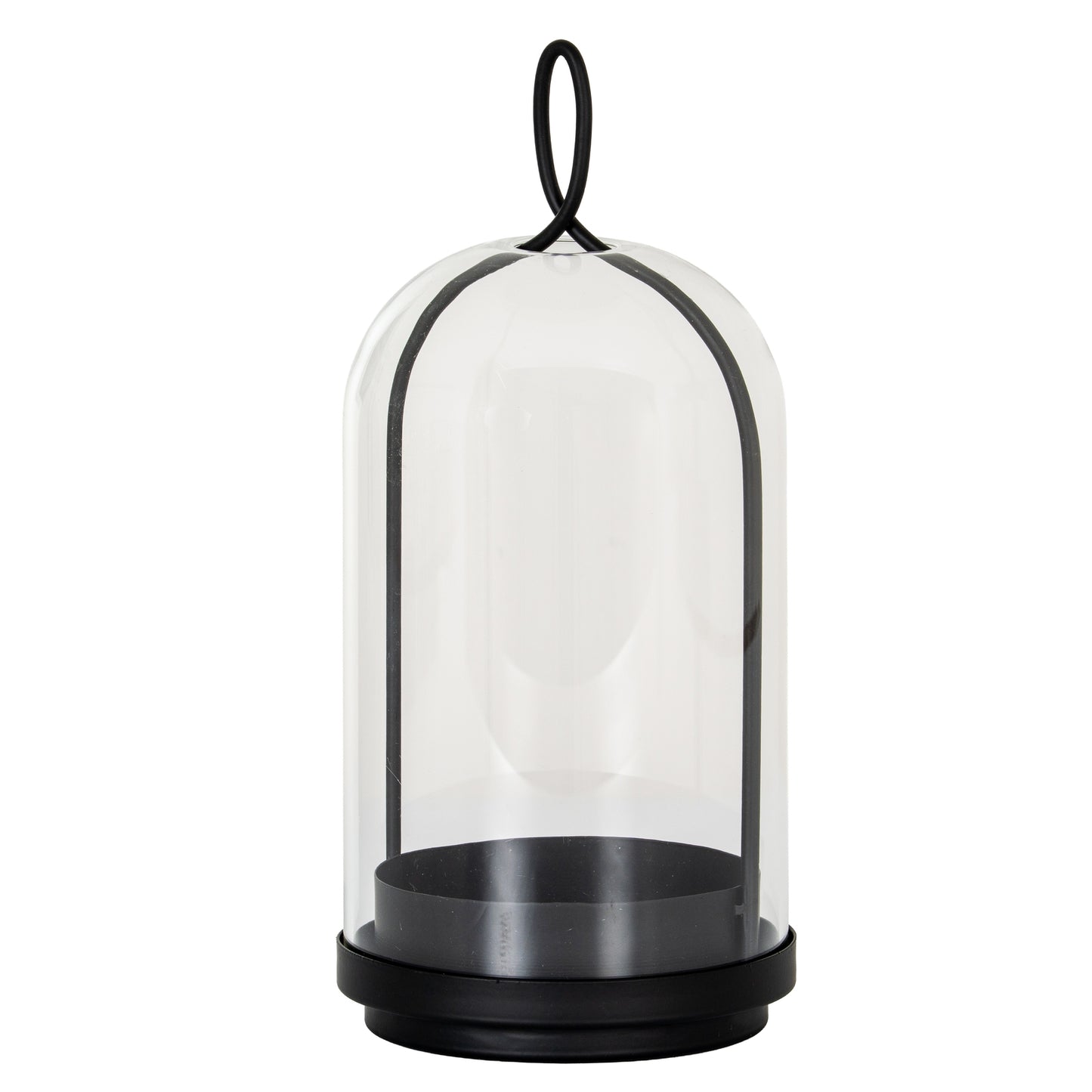 Nysa Large Candle Holder With Glass Cloche - Candle Holders from the Quanta Home collection.