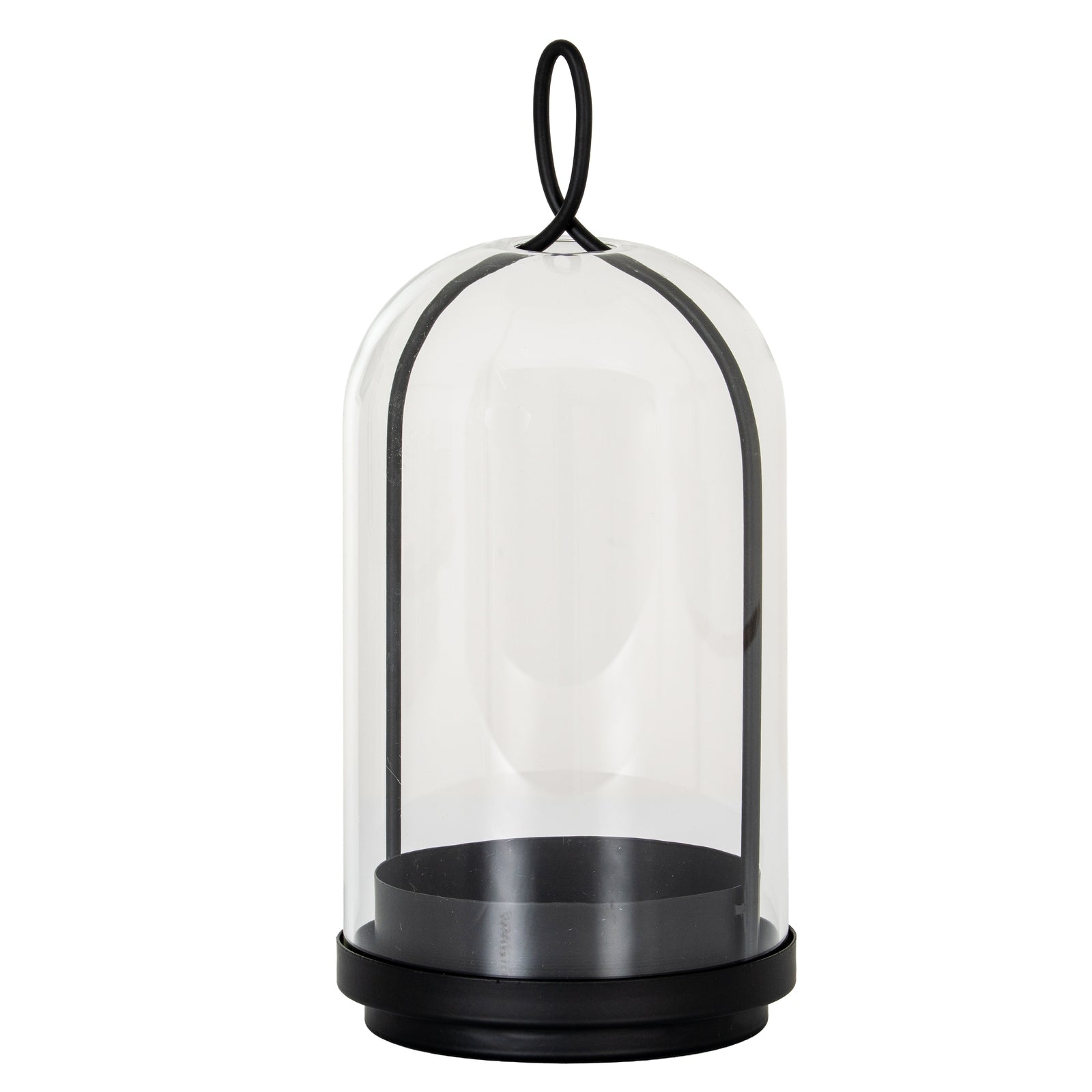 Nysa Large Candle Holder With Glass Cloche - Candle Holders from the Quanta Home collection.