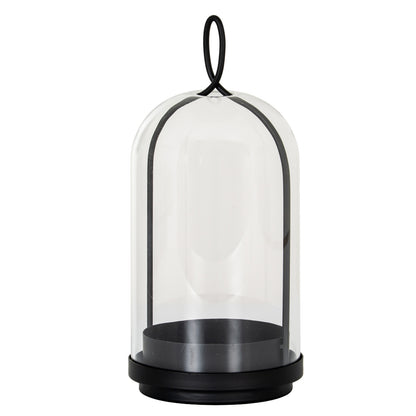 Nysa Large Candle Holder With Glass Cloche - Candle Holders from the Quanta Home collection.