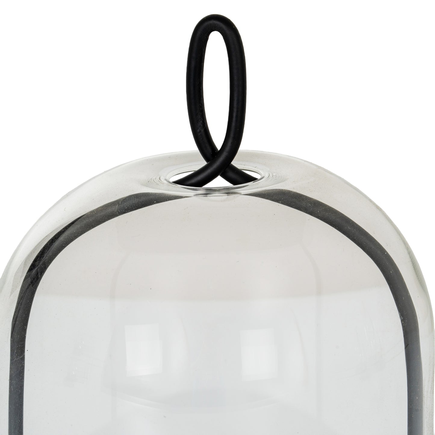 Nysa Medium Candle Holder With Glass Cloche - Candle Holders from the Quanta Home collection.