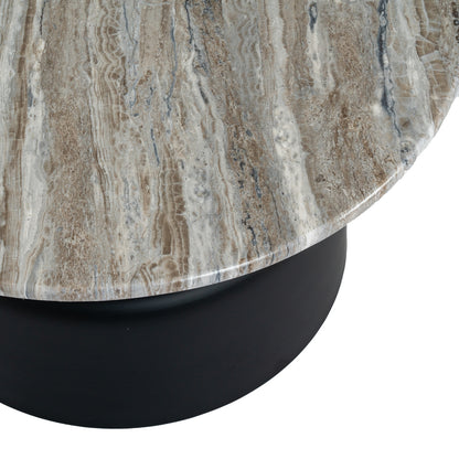 Oura Round Coffee Table - Coffee Tables from the Quanta Home collection.