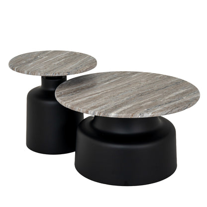 Oura Round Coffee Table - Coffee Tables from the Quanta Home collection.