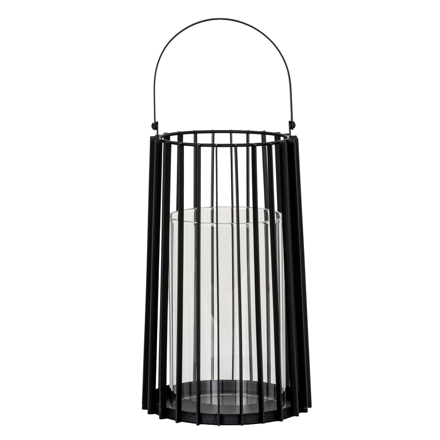Lynk Large Lantern With Handle And Glass Candle Holder - Candle Holders from the Quanta Home collection.