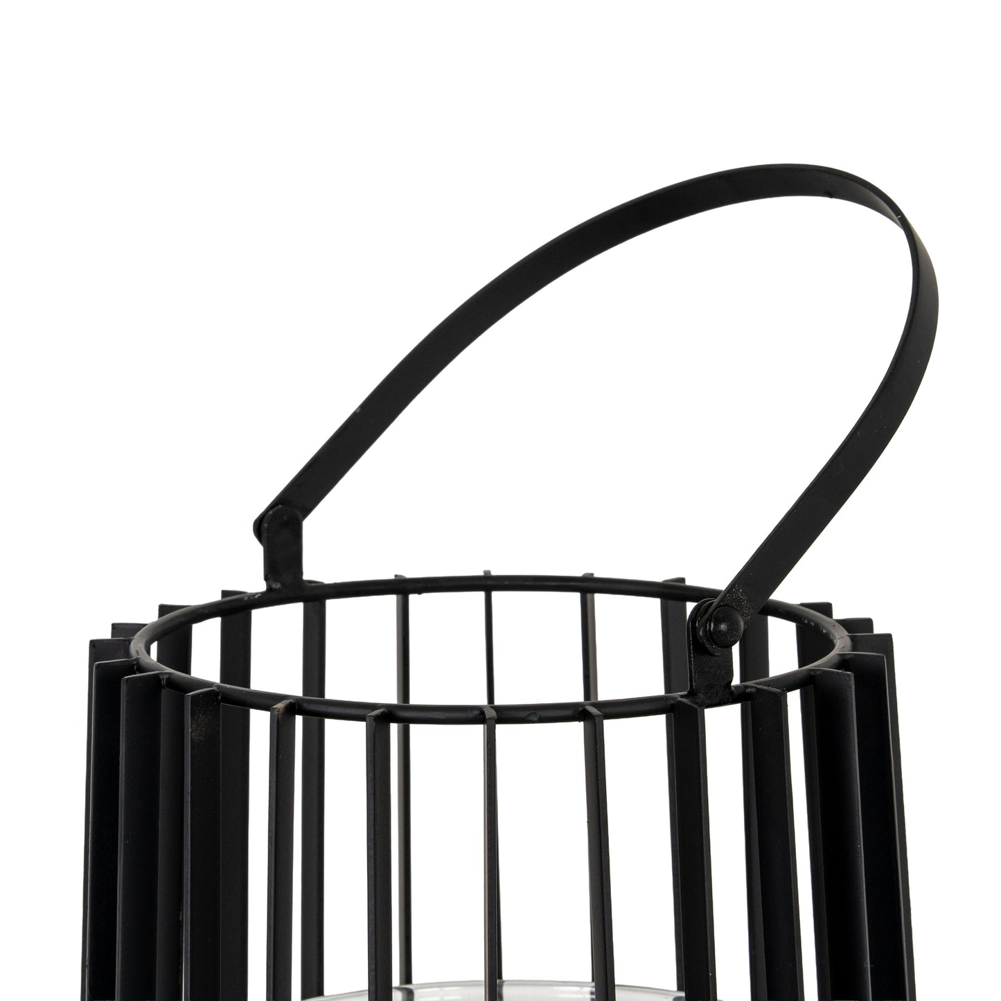 Lynk Medium Lantern With Handle And Glass Candle Holder - Candle Holders from the Quanta Home collection.