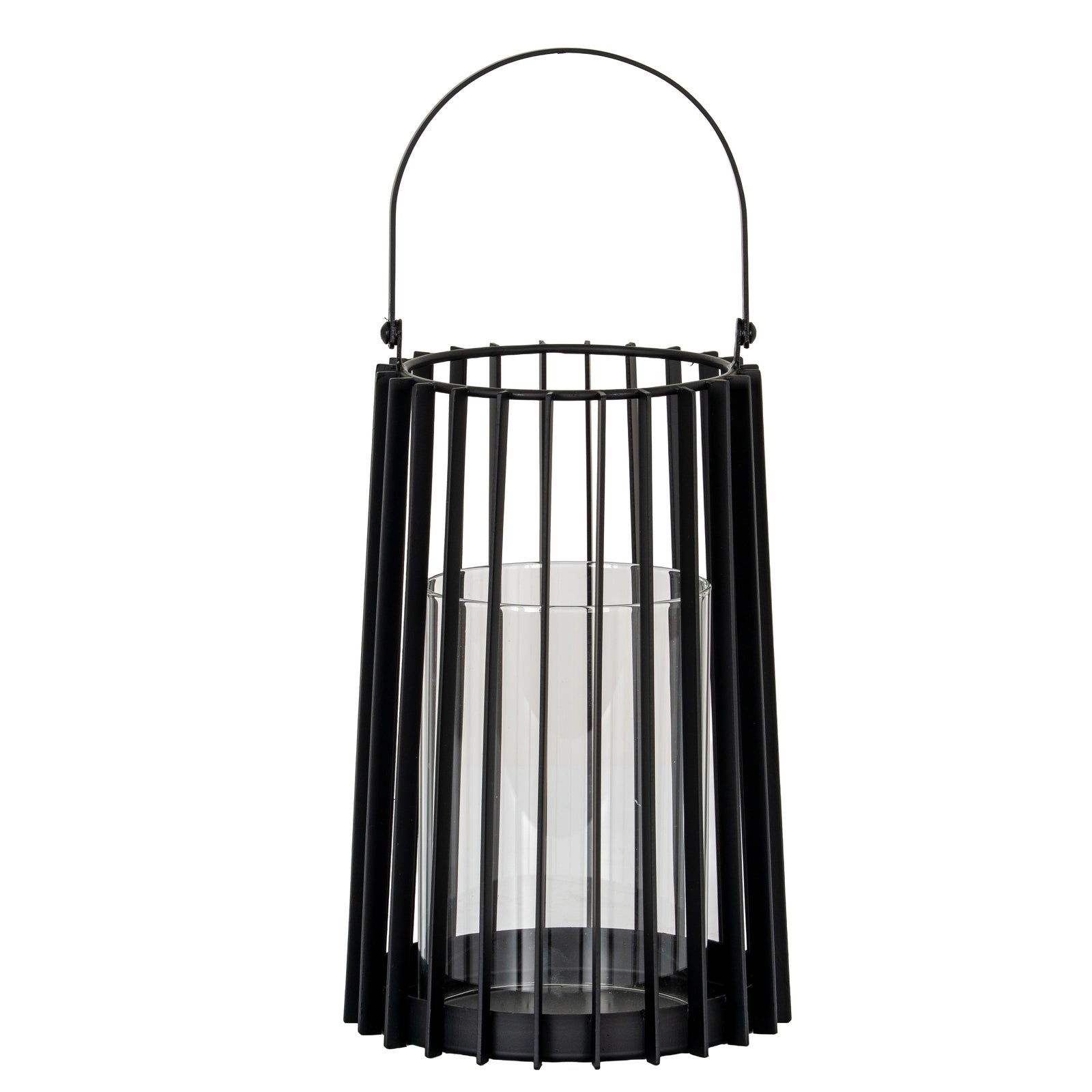 Lynk Medium Lantern With Handle And Glass Candle Holder - Candle Holders from the Quanta Home collection.