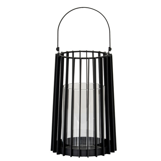 Lynk Medium Lantern With Handle And Glass Candle Holder - Candle Holders from the Quanta Home collection.