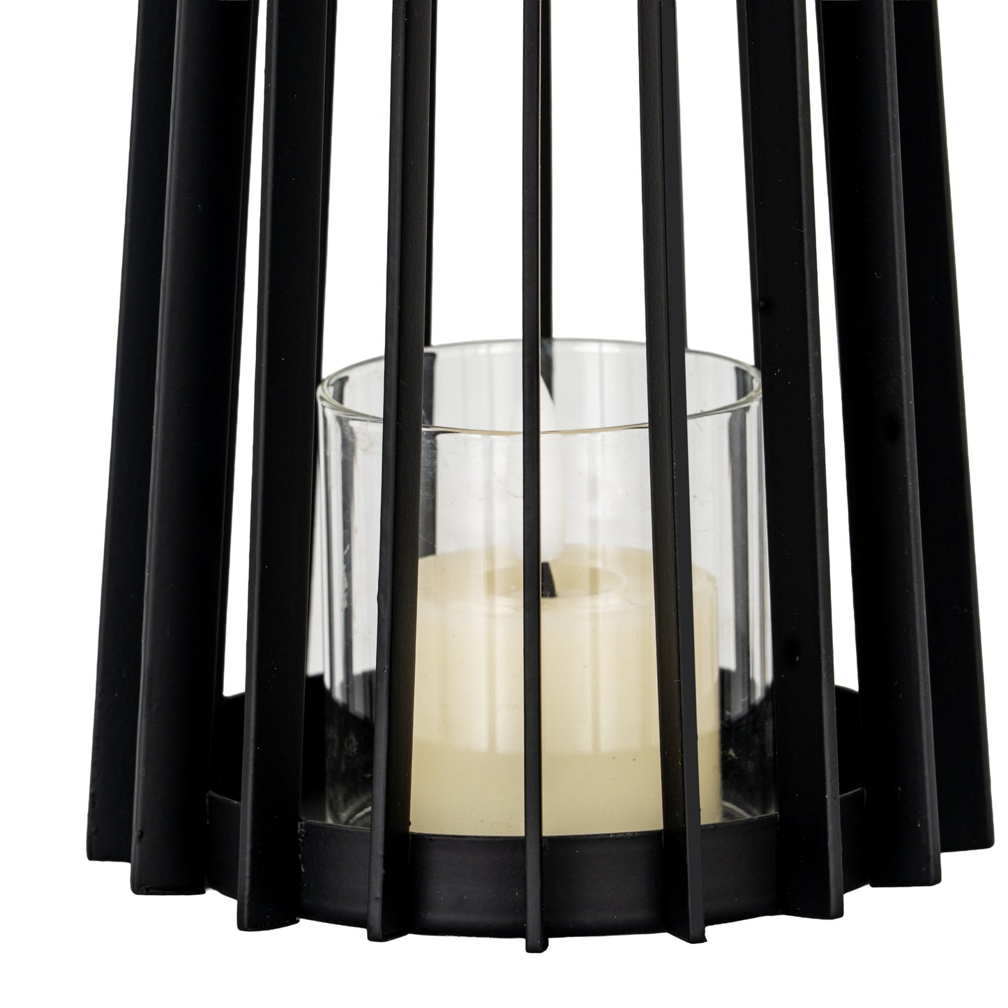 Lynk Small Lantern With Handle And Glass Candle Holder - Candle Holders from the Quanta Home collection.