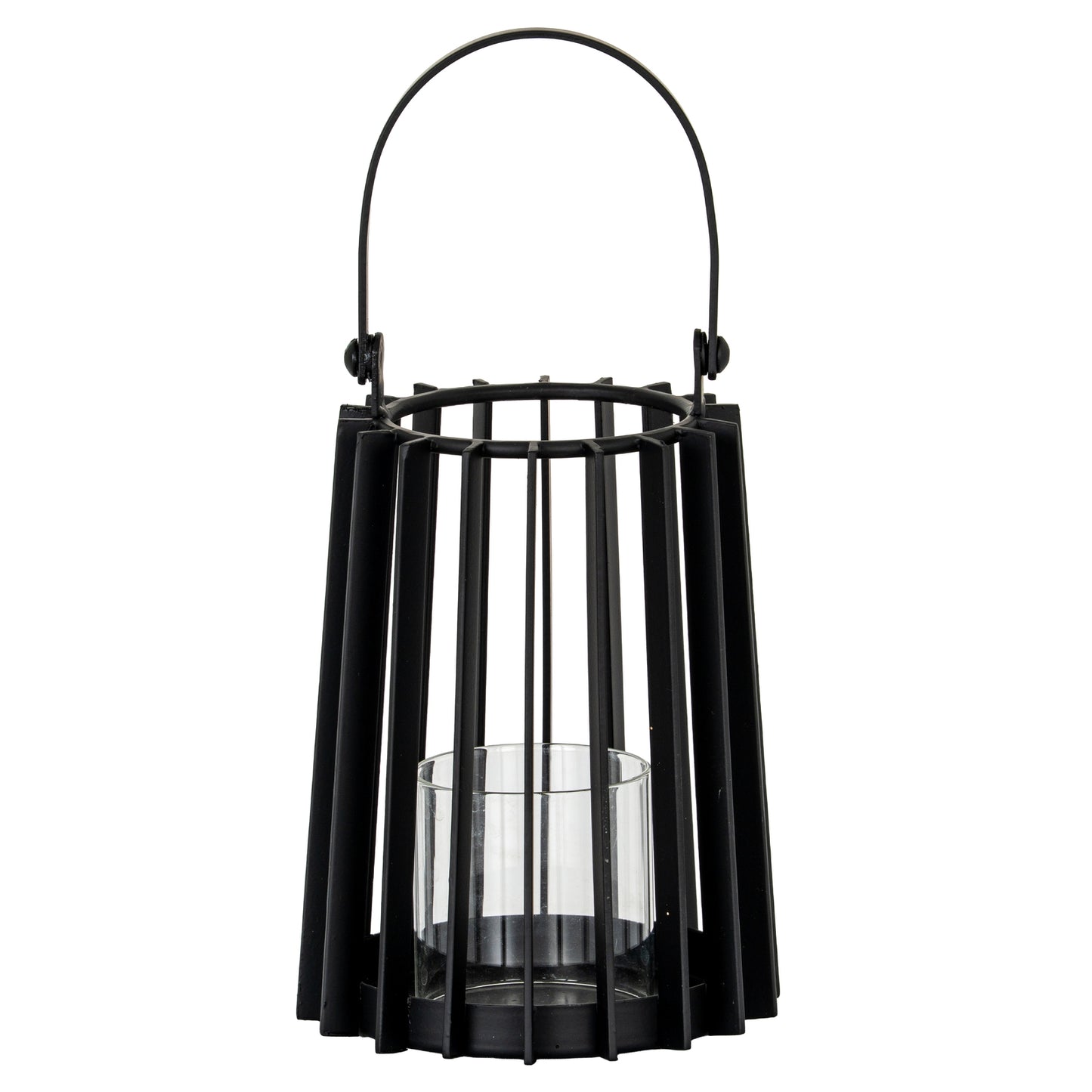 Lynk Small Lantern With Handle And Glass Candle Holder - Candle Holders from the Quanta Home collection.