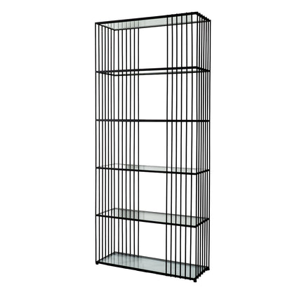 Alto Shelf Unit With Glass Shelves - Shelf Unit from the Quanta Home collection.