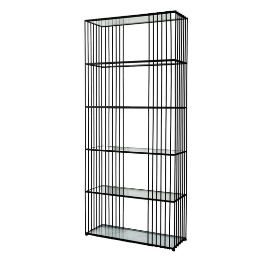 Alto Shelf Unit With Glass Shelves - Shelf Unit from the Quanta Home collection.