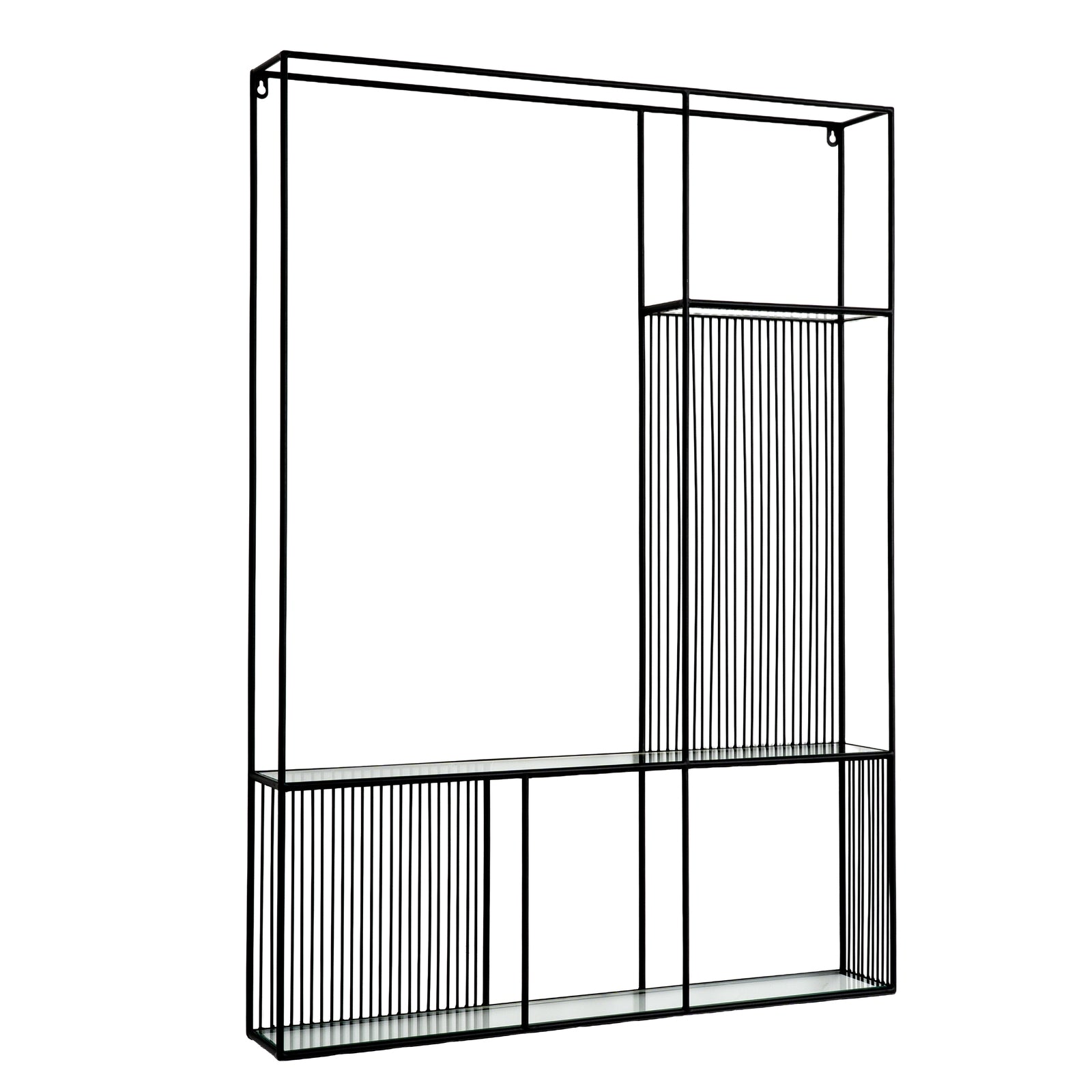 Axis Shelf Unit With Glass Shelves - Shelf Unit from the Quanta Home collection.