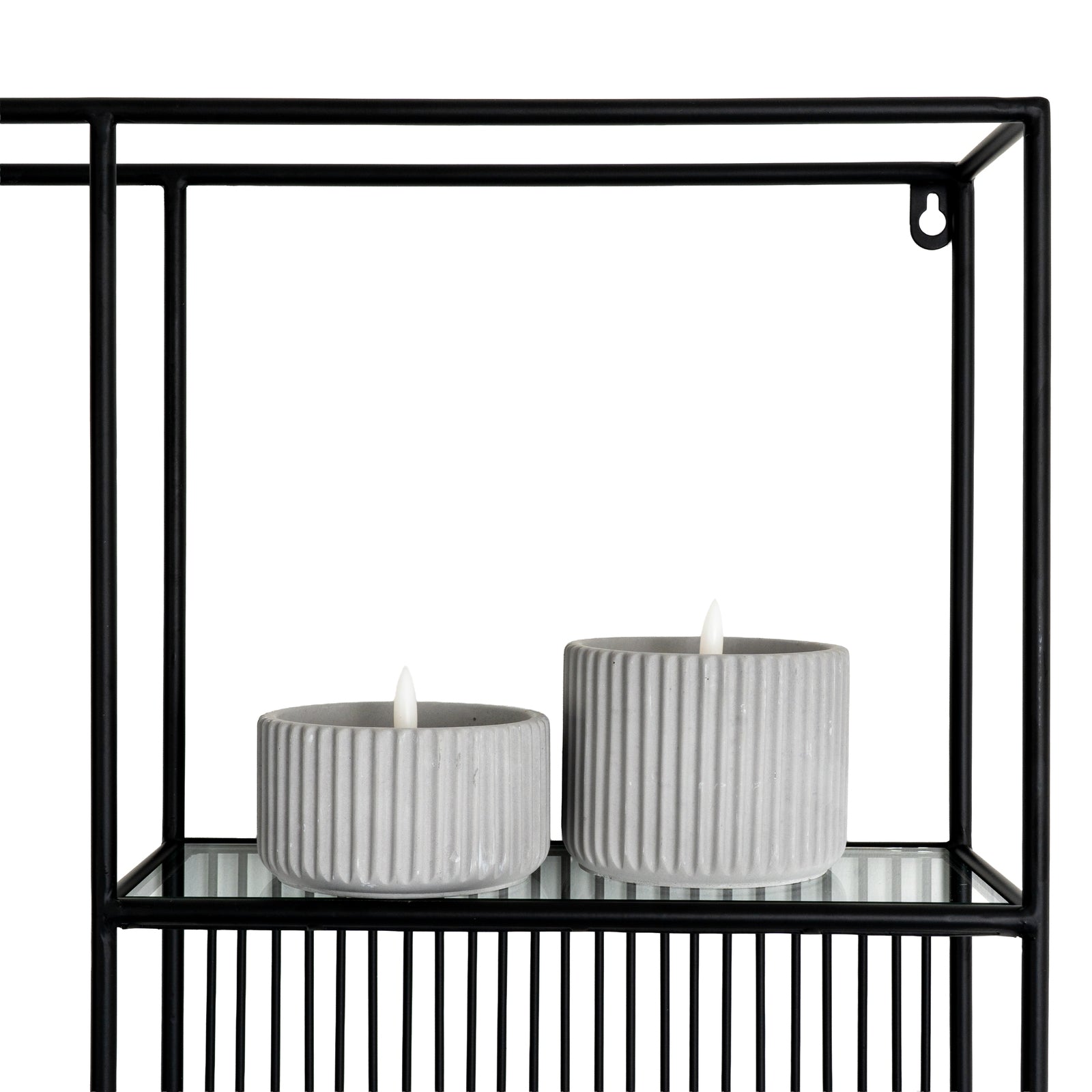 Axis Shelf Unit With Glass Shelves - Shelf Unit from the Quanta Home collection.