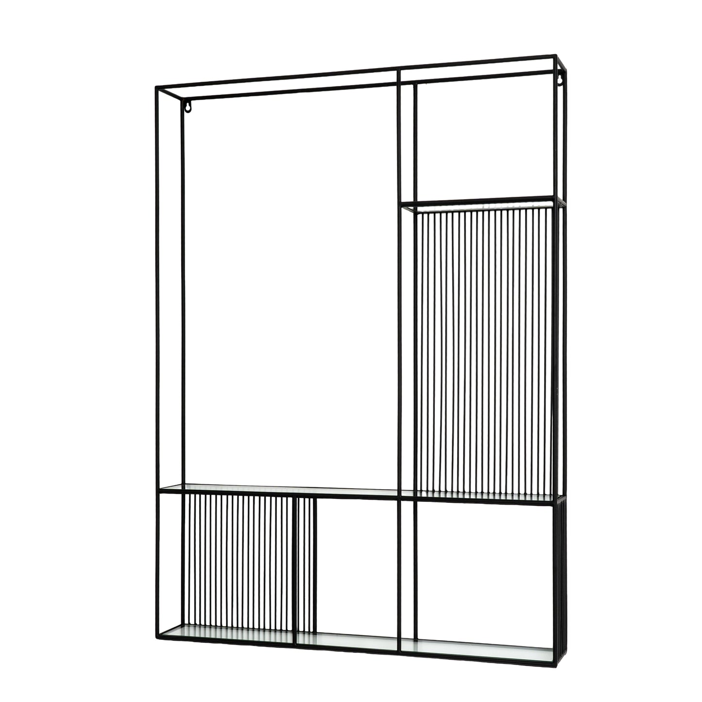 Axis Shelf Unit With Glass Shelves - Shelf Unit from the Quanta Home collection.