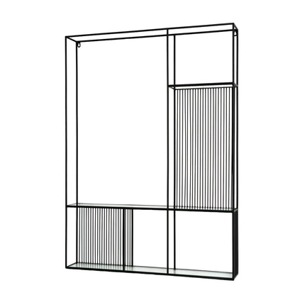 Axis Shelf Unit With Glass Shelves - Shelf Unit from the Quanta Home collection.