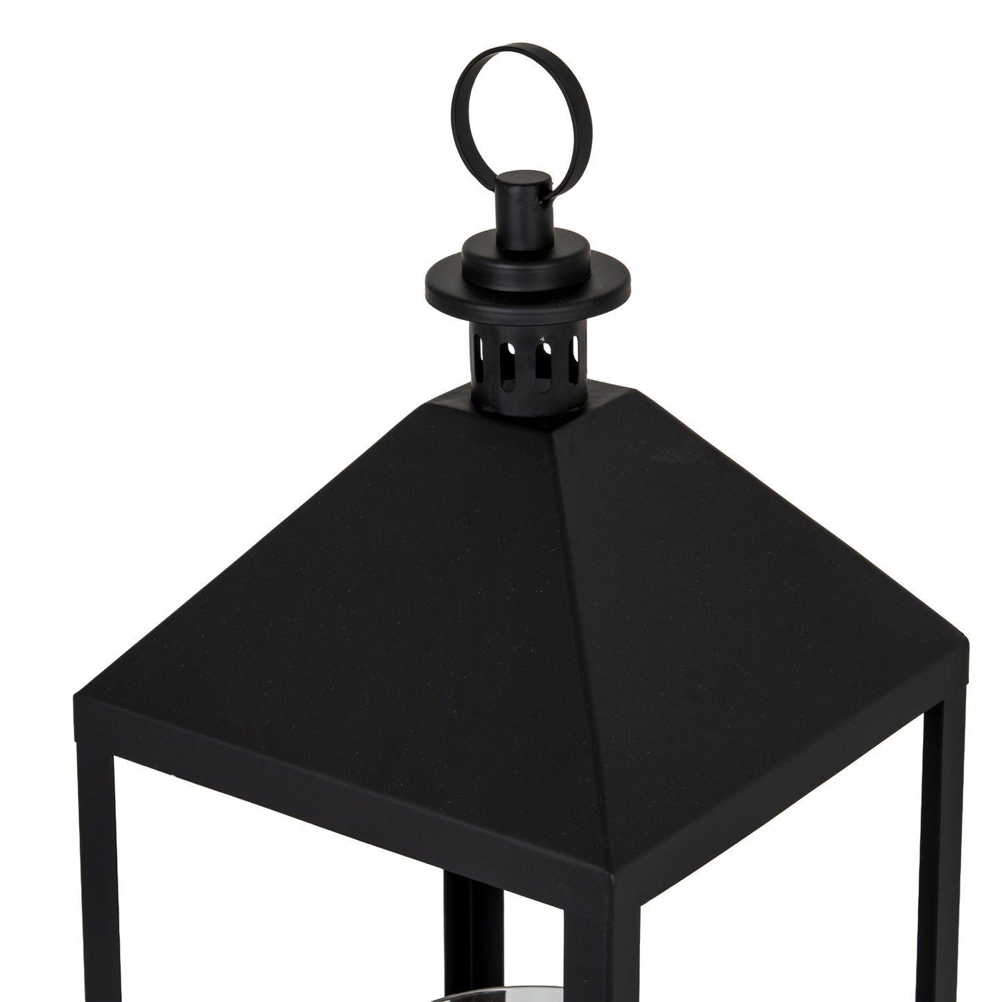 Astra Large Lantern With Glass Candle Holder - Candle Holders from the Quanta Home collection.