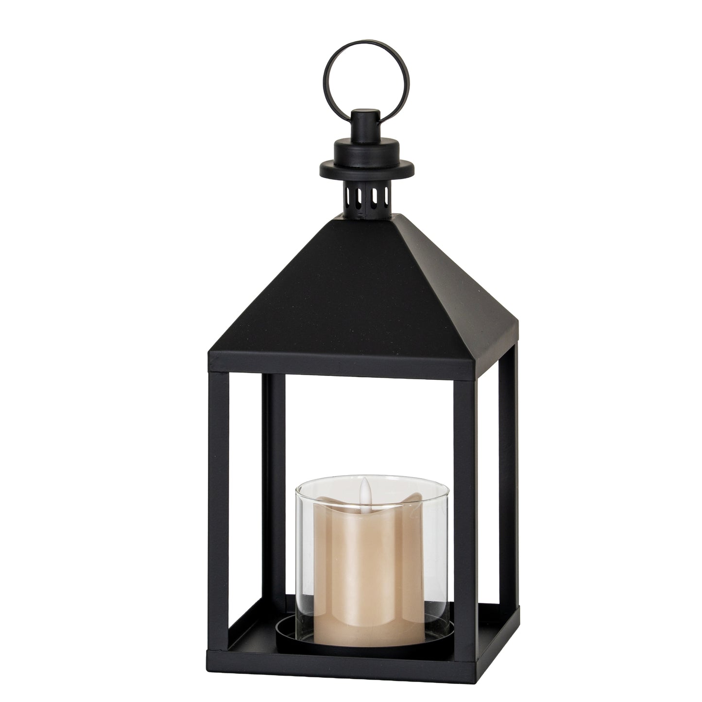Astra Medium Lantern With Glass Candle Holder - Candle Holders from the Quanta Home collection.