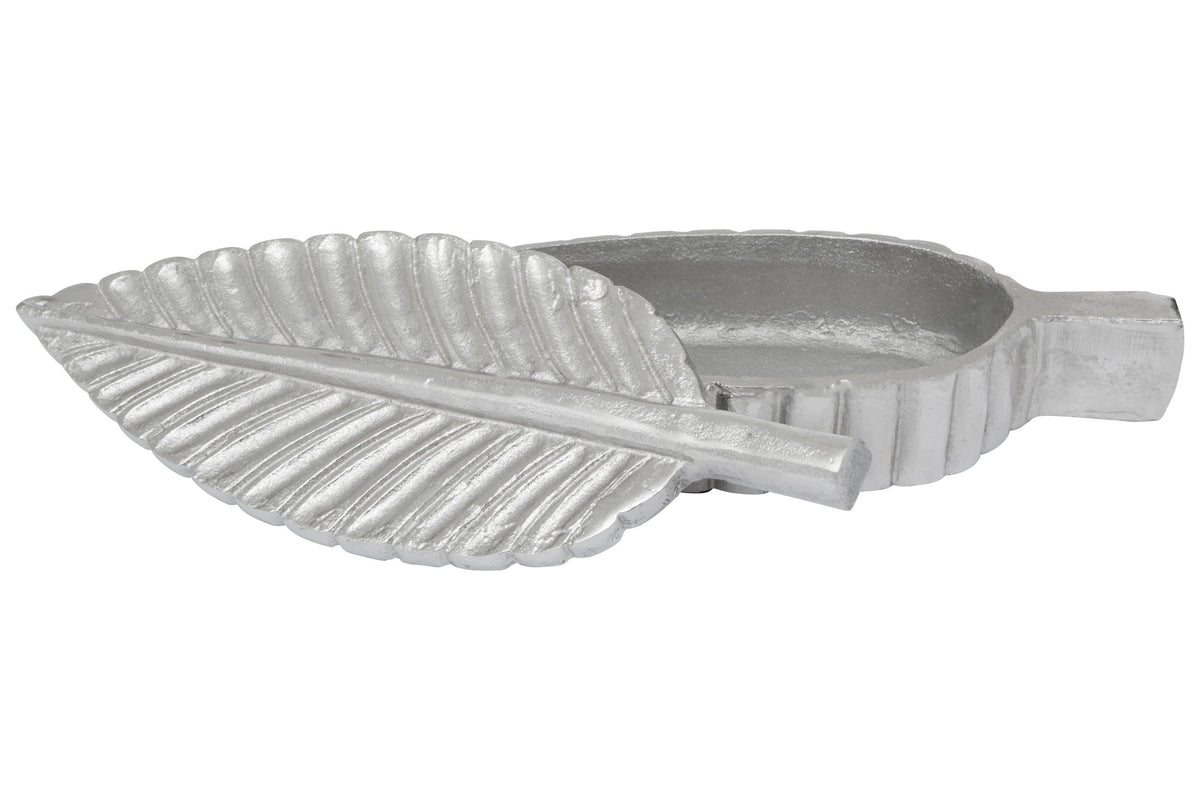 Link Silver Finish Plume Box