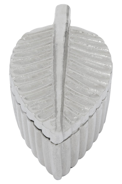 Link Silver Finish Plume Box