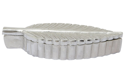 Link Silver Finish Plume Box