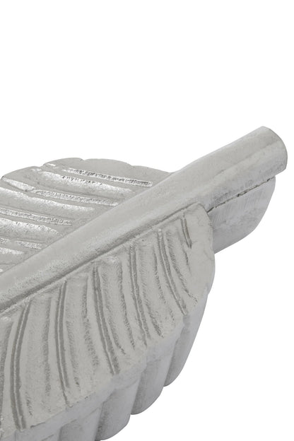 Link Silver Finish Plume Box