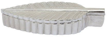 Link Silver Finish Plume Box