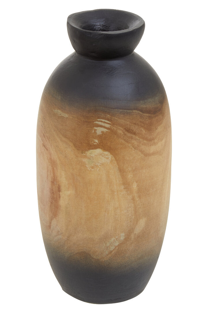 Drift Small Wooden Ombre Vase