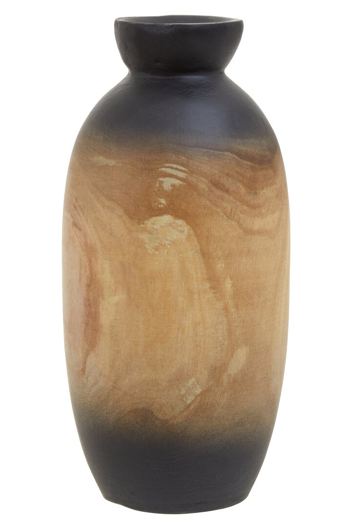 Drift Small Wooden Ombre Vase
