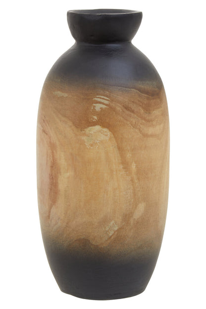 Drift Small Wooden Ombre Vase