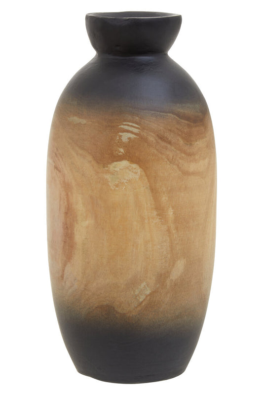 Drift Small Wooden Ombre Vase