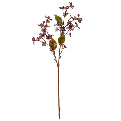 Purple Vernicia Fordii Spray - Single Stem Flowers from the Quanta Home collection.
