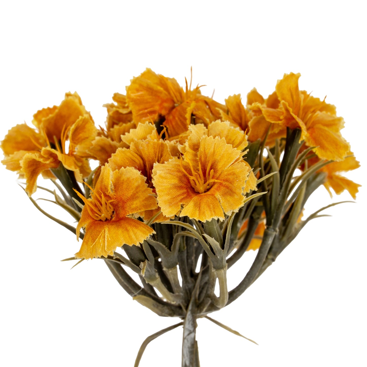 Yellow Dianthus Spray - Single Stem Flowers from the Quanta Home collection.