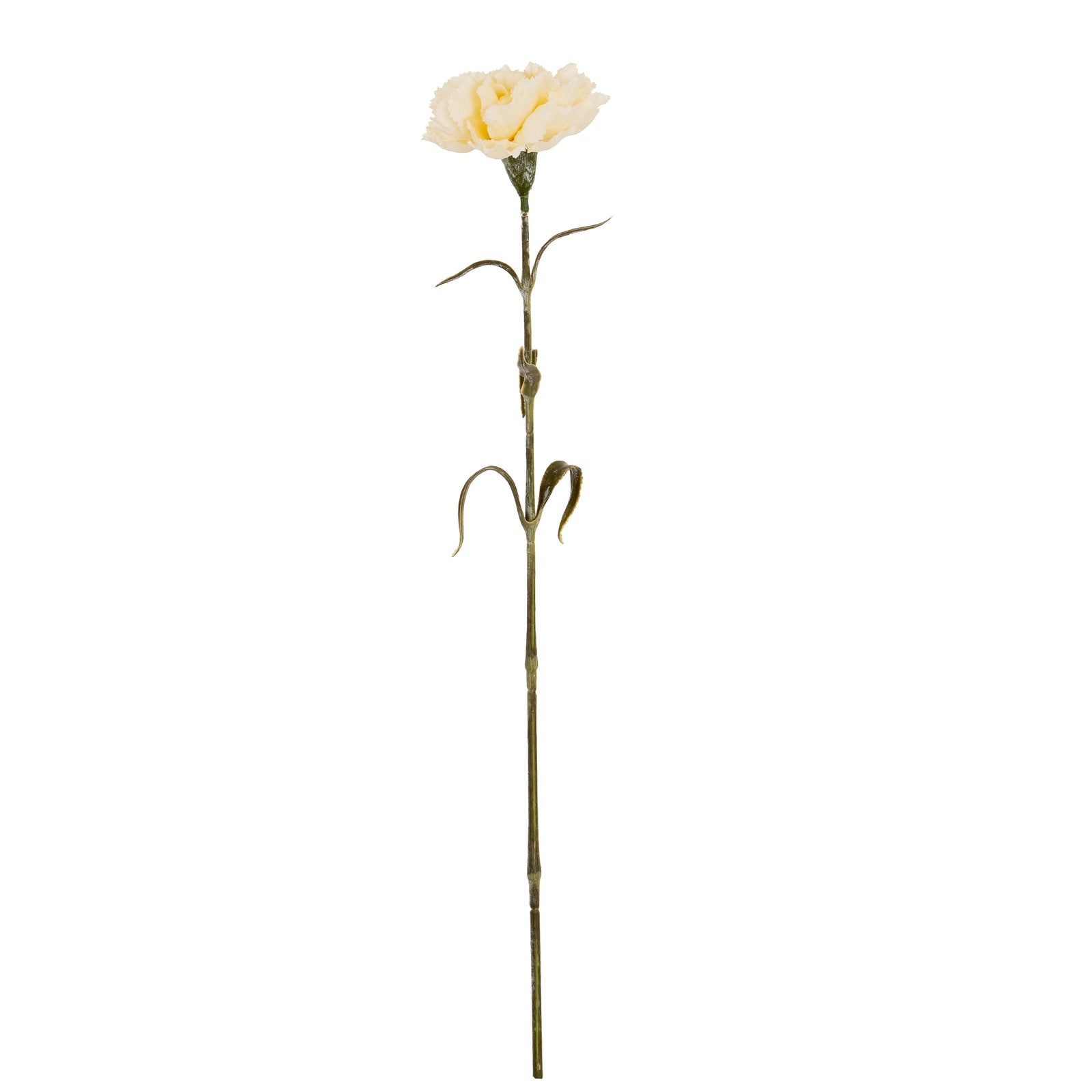 Cream Carnation Stem - Single Stem Flowers from the Quanta Home collection.