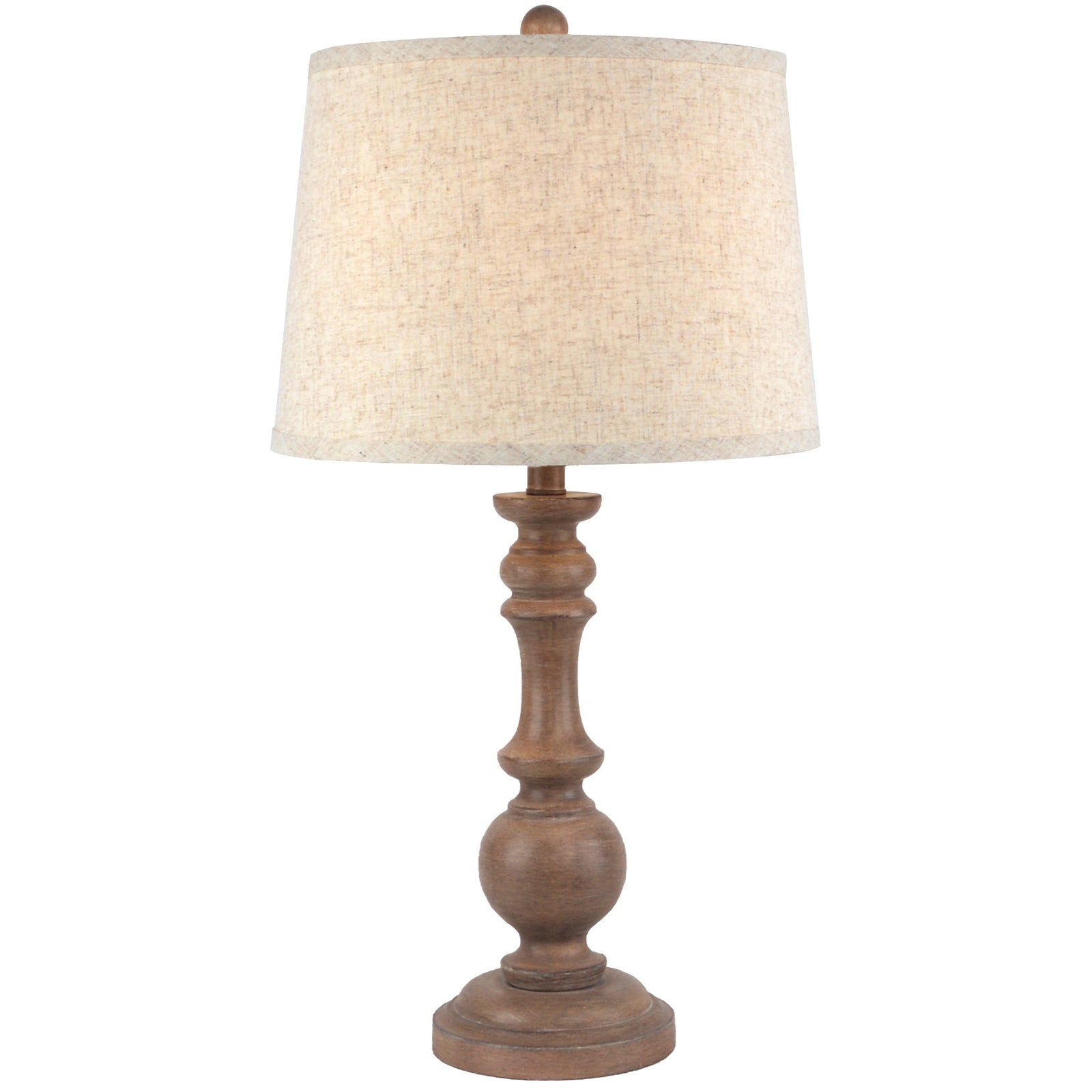 Seraphia Table Lamp With Edged Linen Shade - Lighting from the Quanta Home collection.
