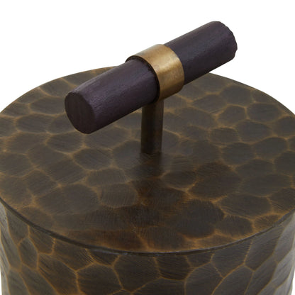 Aureon Small Antique Gold Trinket Box