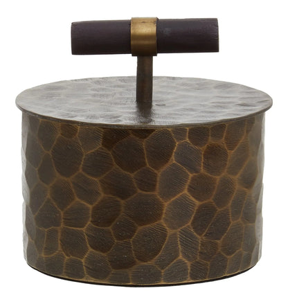 Aureon Small Antique Gold Trinket Box