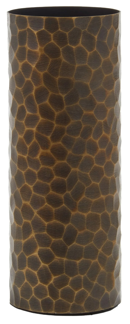 Aureon Large Antique Gold Metal Vase