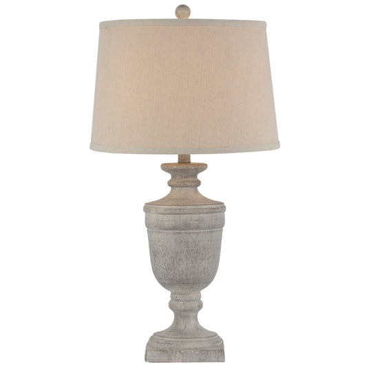 Ossia Table Lamp With Linen Shade - Lighting from the Quanta Home collection.
