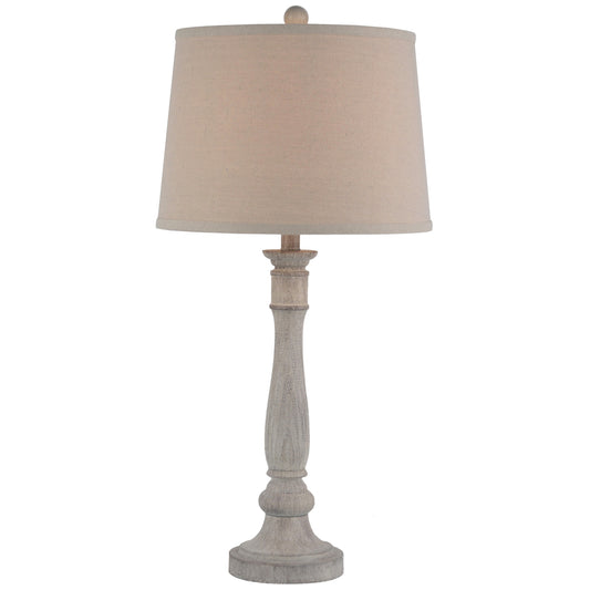 StellaTable Lamp With Linen Shade - Lighting from the Quanta Home collection.